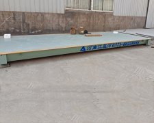 中牟姚家2.5/6米30噸地磅安裝調試